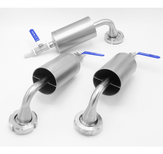 Kvasná zátka_bubbler_připojení DIN DN40