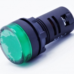 LED signálka AC/DC 24 V - zelená