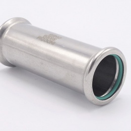 Lisovací hrdlo prodloužené, 22 mm, nerezové