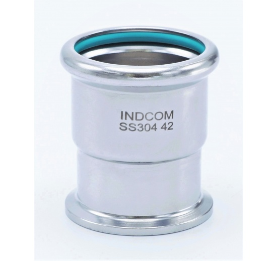 lisovací přechodka s clamp límečkem 50,5 mm