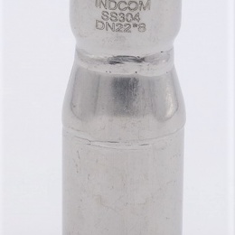 Lisovací redukce (redukovaná vsuvka) M/F 28/22 mm, nerez