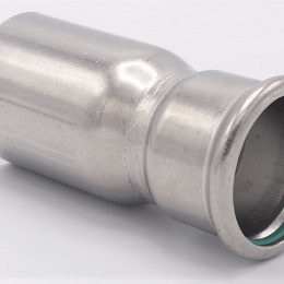 Lisovací redukce (redukovaná vsuvka), M/F 42/35 mm, nerezová