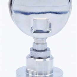 manometr s oddělovací membránou, rozsah měření 0-1 bar, clamp připojení