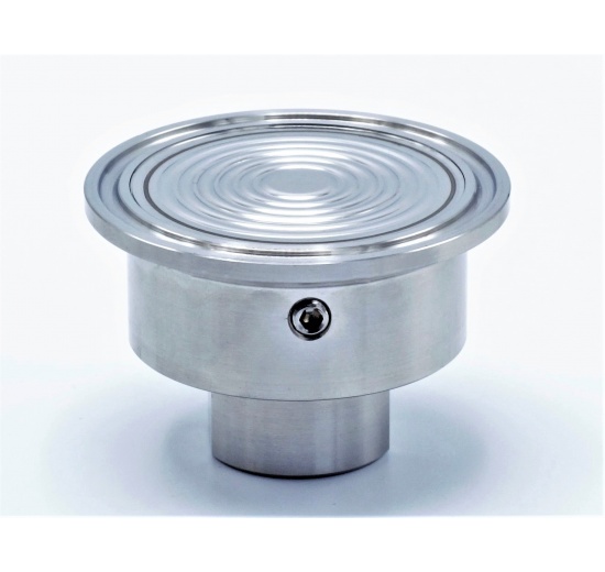 membránový oddělovač s clamp připojením, používaný v případech, kdy měřené médium nesmí vniknout do měřícího ústrojí manometru či snímače tlaku; límeček 64 mm