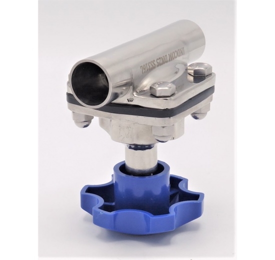 Membránový ventil, navařovací S-S, EPDM DN25(28x2,0mm) nerez