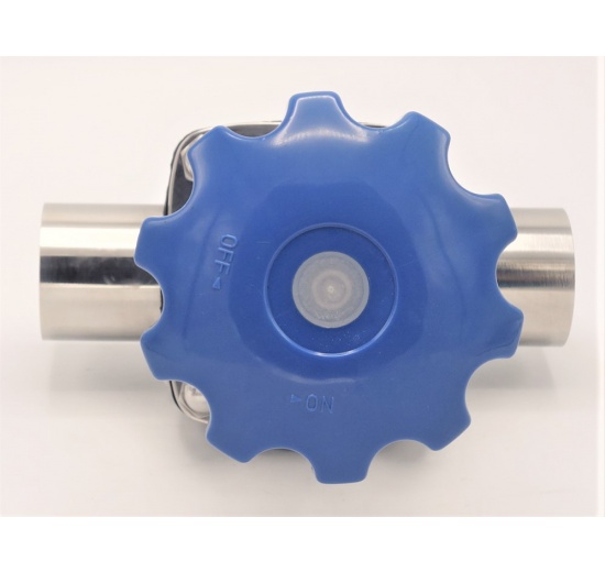 Membránový ventil, navařovací S-S, EPDM DN50(52x2,0mm)