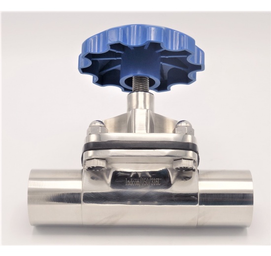 Membránový ventil, navařovací S-S, EPDM DN50(52x2,0mm)