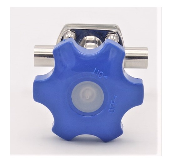 Membránový ventil, navařovací S-S, Silikon, DN15