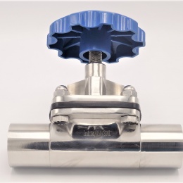 Membránový ventil, navařovací S-S, VMQ  DN50(52x2,0mm)