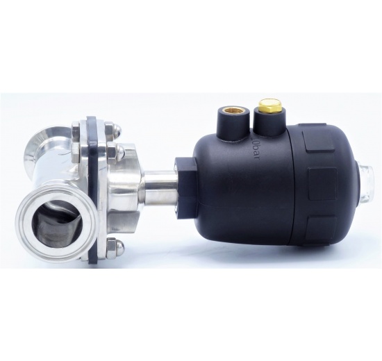 membránový ventil pneumaticky ovládaný