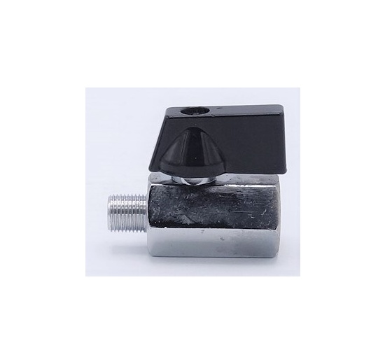 MINI MOSAZNÝ kulový kohout s redukovaným průtokem, jednodílný, závitový  1/8”