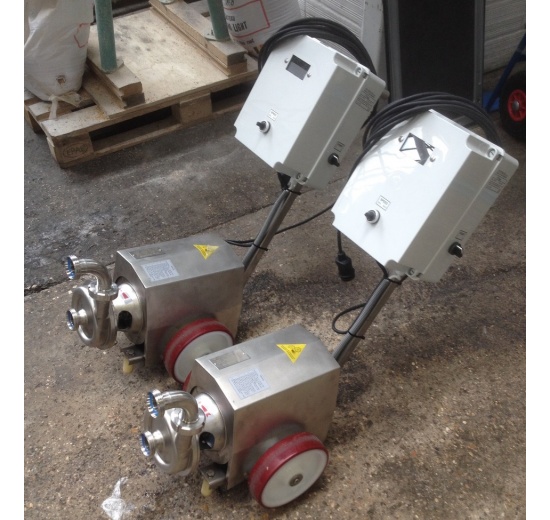 Mobilní odstředivé čerpadlo s otevřeným oběžným kolem