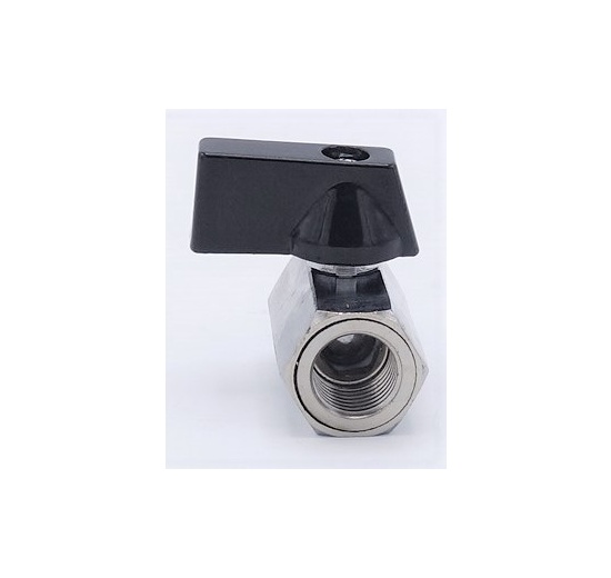 Mosazný kulový kohout MINI s redukovaným průtokem, jednodílný, závitový