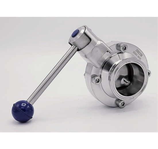 Motýlková klapka, clamp typ C-C DN50 (límeček 64mm)