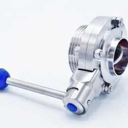 motýlová uzavírací klapka, typ G-S, DN 65