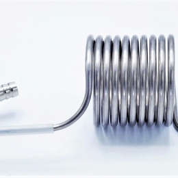 možnost použití spirály - vzorkovací ventil ani JG hadička 6 mm nejsou součástí dodávky, JG hadičku je možné na vyžádání zaslat