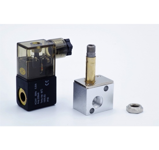 náhradní cívka AC24V, elektromagnetický ventil 3 vstupy/2 pozice