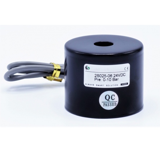 náhradní cívka DC 24V k nerezovému elektromagnetickému ventilu 2/2