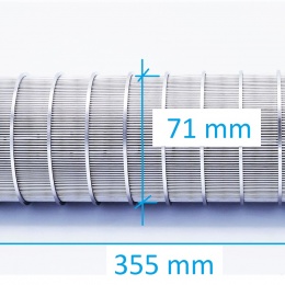 Náhradní díly pro trubkový rohový filtr DN50 (vnější průměr 71 mm)