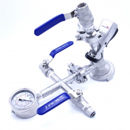 Narážecí hlava celonerezová - plochá (typ A)