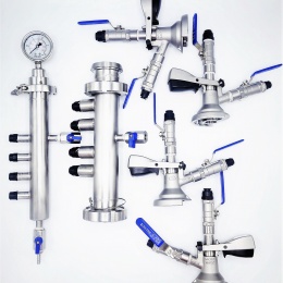 Narážecí hlava celonerezová - plochá (typ A)