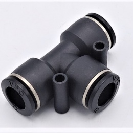 Nástrčné šroubení z plastu,  Spojka T DN 4mm