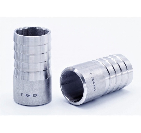 navařovací hadičník, typ 337S, závit 1", nerez