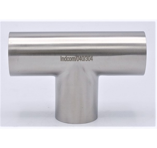 nerez T kus dlouhý, navařovací DN40 (40x1,5mm)