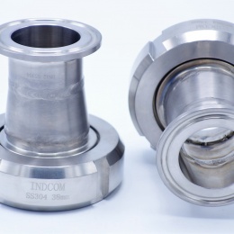 nerezová centrická redukce K/M - G | SMS38/DIN CLAMP 32