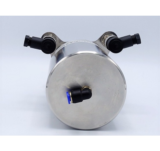 Nerezová klapka přímá DN20, clamp typ C-C, s pneumatickým pohonem