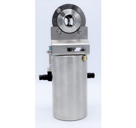 Nerezová klapka přímá DN20, navařovací typ S-S, s pneumatickým pohonem