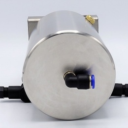 Nerezová klapka přímá DN20, závitová-navařovací typ G-S, s pneumatickým pohonem