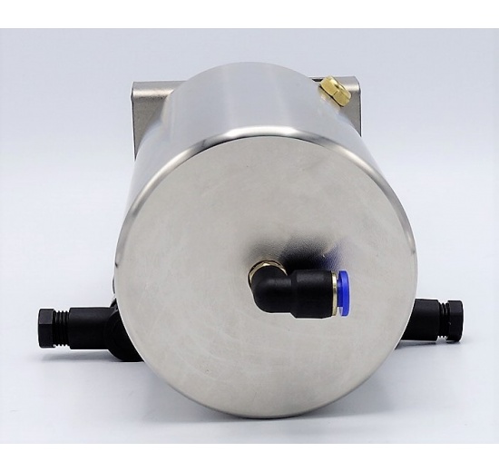 Nerezová klapka přímá DN20, závitová-navařovací typ G-S, s pneumatickým pohonem