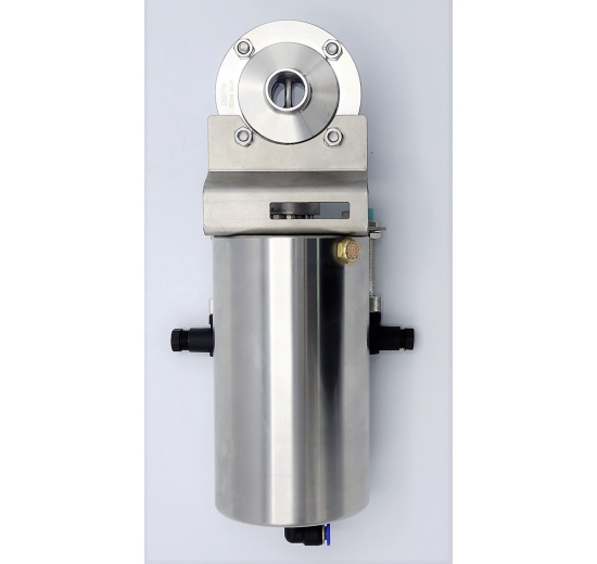 Nerezová klapka přímá DN20, závitová-navařovací typ G-S, s pneumatickým pohonem