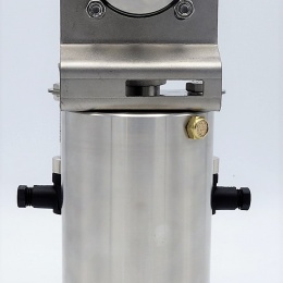 Nerezová klapka přímá DN25, závitová-navařovací typ G-S, s pneumatickým pohonem