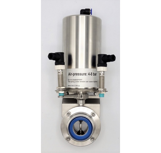 Nerezová klapka přímá DN32, závitová / navařovací typ G-S