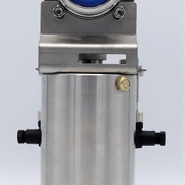 Nerezová klapka přímá DN32, závitová typ G-G, s pneumatickým pohonem