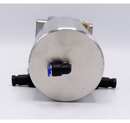 Nerezová klapka přímá DN32, závitová typ G-G, s pneumatickým pohonem