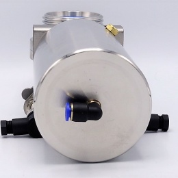 Nerezová klapka přímá DN40, závitová typ G-G, s pneumatickým pohonem