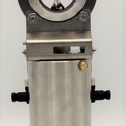 Nerezová klapka přímá DN50, navařovací typ S-S, s pneumatickým pohonem