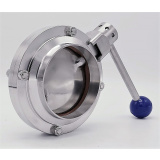náhled produktu Nerezová klapka přímá, navařovací typ S-S | DN100 (104x2mm)