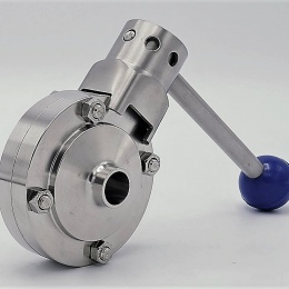 Nerezová klapka přímá, navařovací, typ S-S, DN15