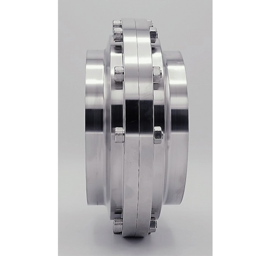 Nerezová klapka přímá, navařovací typ S-S | DN150 Nerezová klapka přímá, navařovací typ S-S DN150