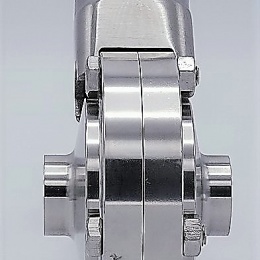 Nerezová klapka přímá, navařovací typ S-S  DN20 (22x1.5 mm)