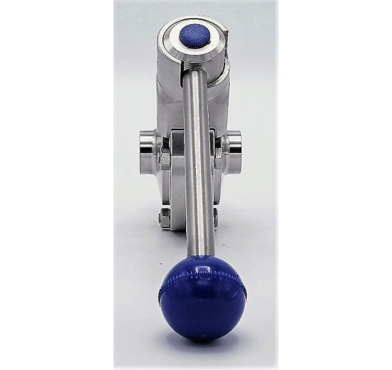 Nerezová klapka přímá, navařovací typ S-S  DN20 (22x1.5 mm)