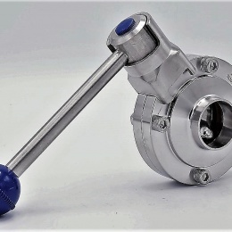 Nerezová klapka přímá, navařovací typ S-S | DN32 (34x1.5mm)