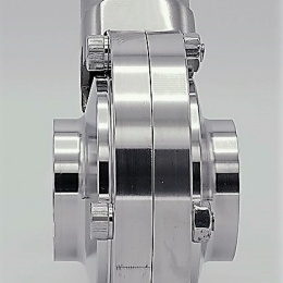 Nerezová klapka přímá, navařovací typ S-S | DN40 (40x1.5mm)