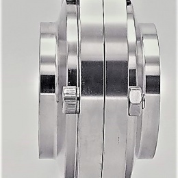 Nerezová klapka přímá, navařovací typ S-S DN65_180