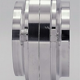 Nerezová klapka přímá, navařovací typ S-S DN80