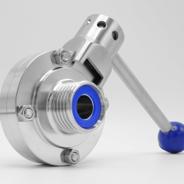 Nerezová klapka přímá, závitová typ G-G DN15